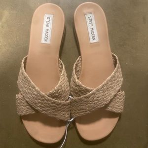 Size 7 Steve Madden sandals. Like new.